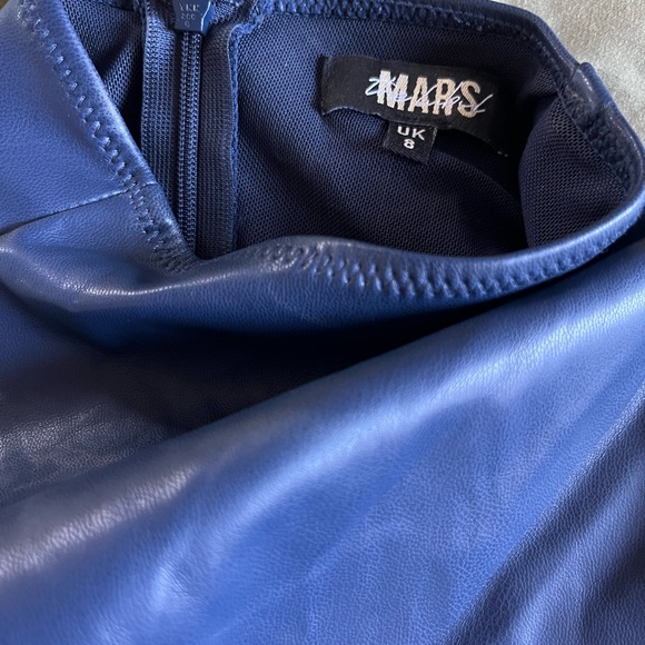 Chic Navy Sleeveless Mini Dress - Picture 5 of 7